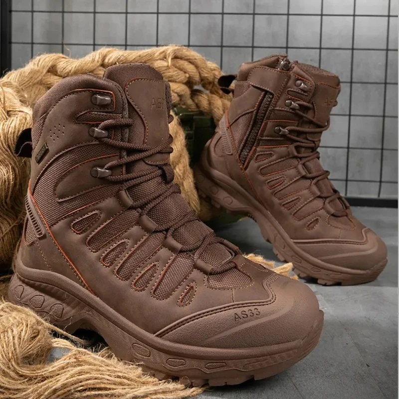 

Outdoor Travel Boots Light and Comfortable Sports Boots Men's Large Size Outdoor Hiking Tactical Boots Training Military Boots