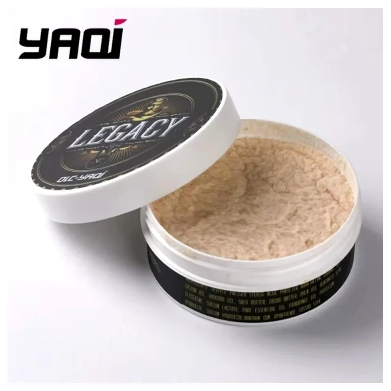 yaqi-男性用シェービングソープ-170g。伝統的な製法で作られた、高級感あふれる手作りのグルーミング製品。ウェットシェービングに最適な道具。男性への最高の贈り物。