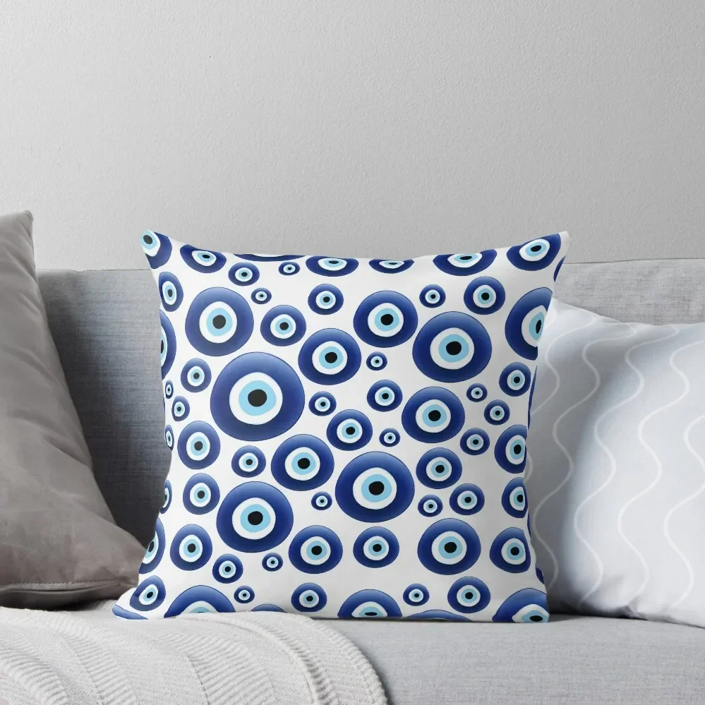 

Mediterranean Evil Eye Protection Throw Pillow covers for pillows Cusions Cover Pillow