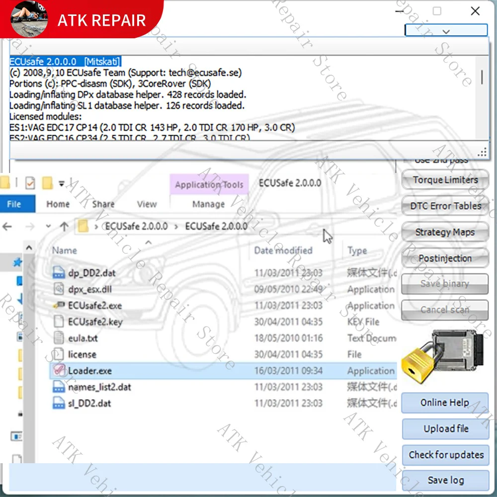 2024 ECUSafe 2.0 OBD externalequipment Diagnostic Car Write a new program ECU For Au-di For V-w For Sko-da Supports English new