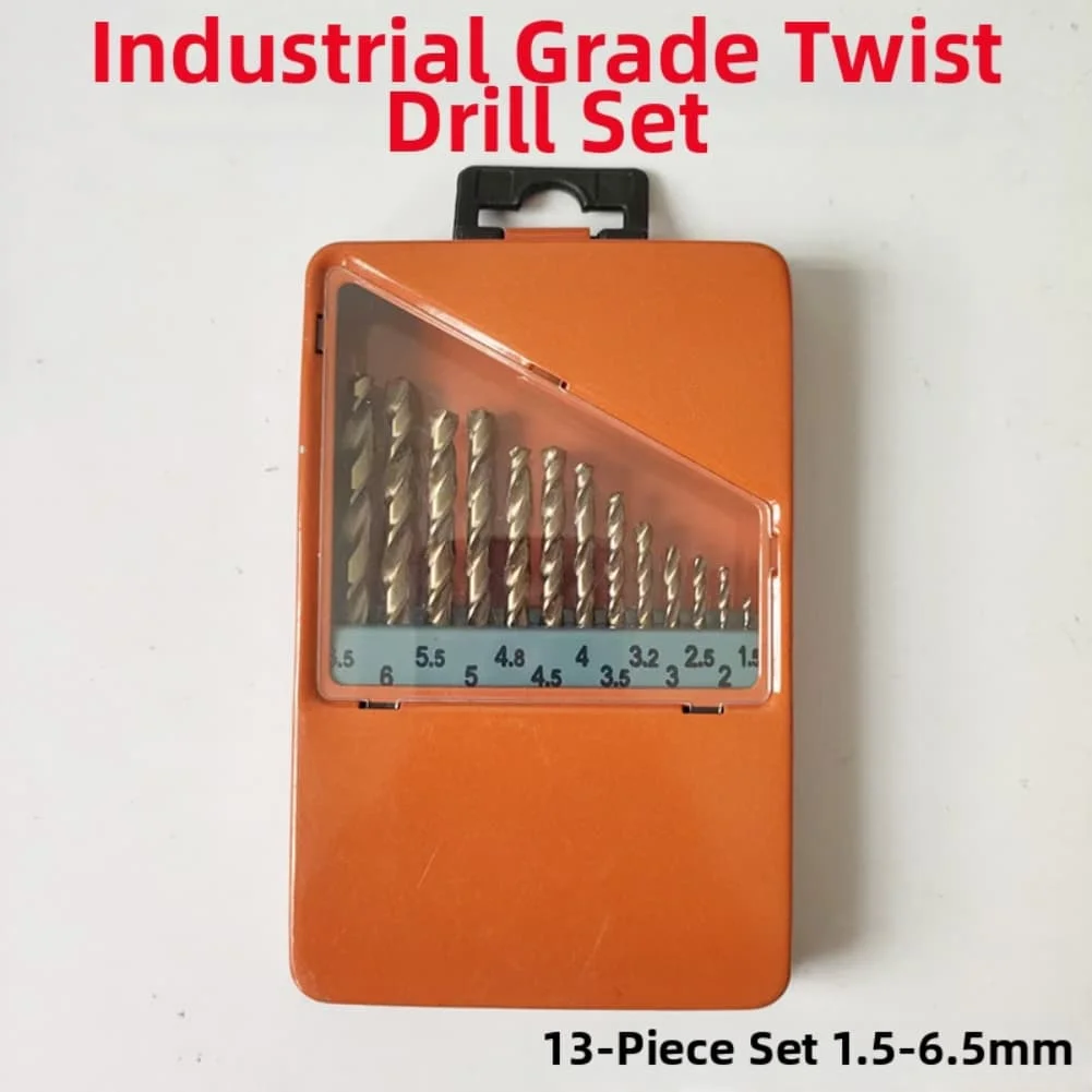 Professional Metal Drill Bit Set with Alloy Designed for Stainless Steel and Cast Iron Includes Storage Case Professional