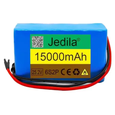 Batería.de.litio.de.24v.15Ah.6s2p.25,2v.15000mAh.para.bicicleta.eléctrica.ciclomotor.batería deiones.de litio.con