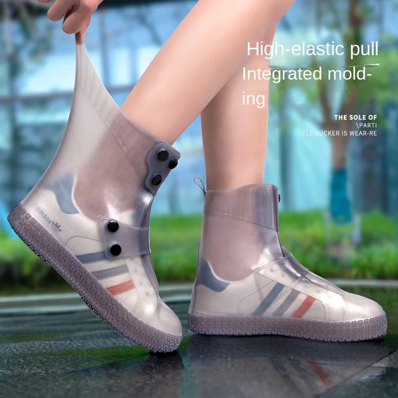 Simplicity Quality Protective Rain Shoes Cover for Rainy Days, Anti -Slip-resistant, Waterproof and Wear-Resistant Boot