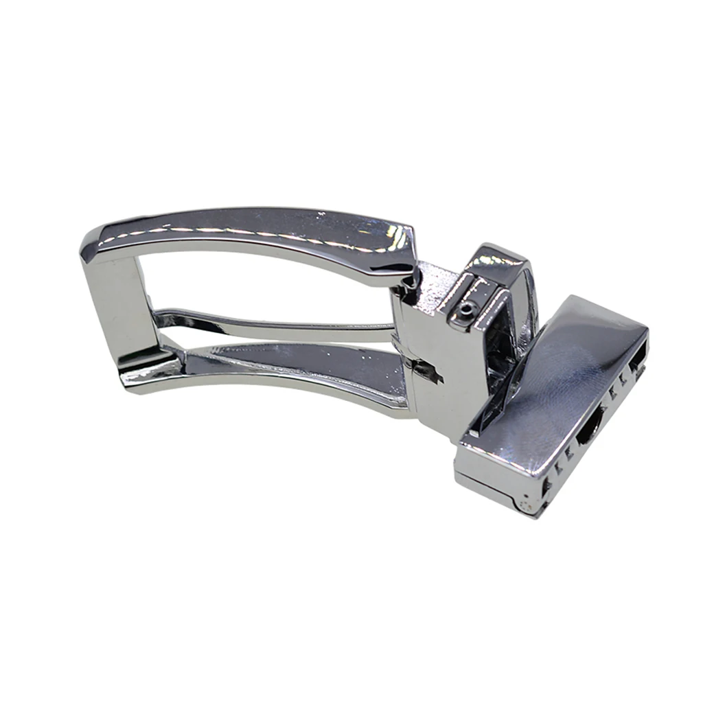 Reversible Single Prong Belt Buckle 35mm Zinc Alloy Rectangular Pin Replacement for Men’s Classic Leather Belts