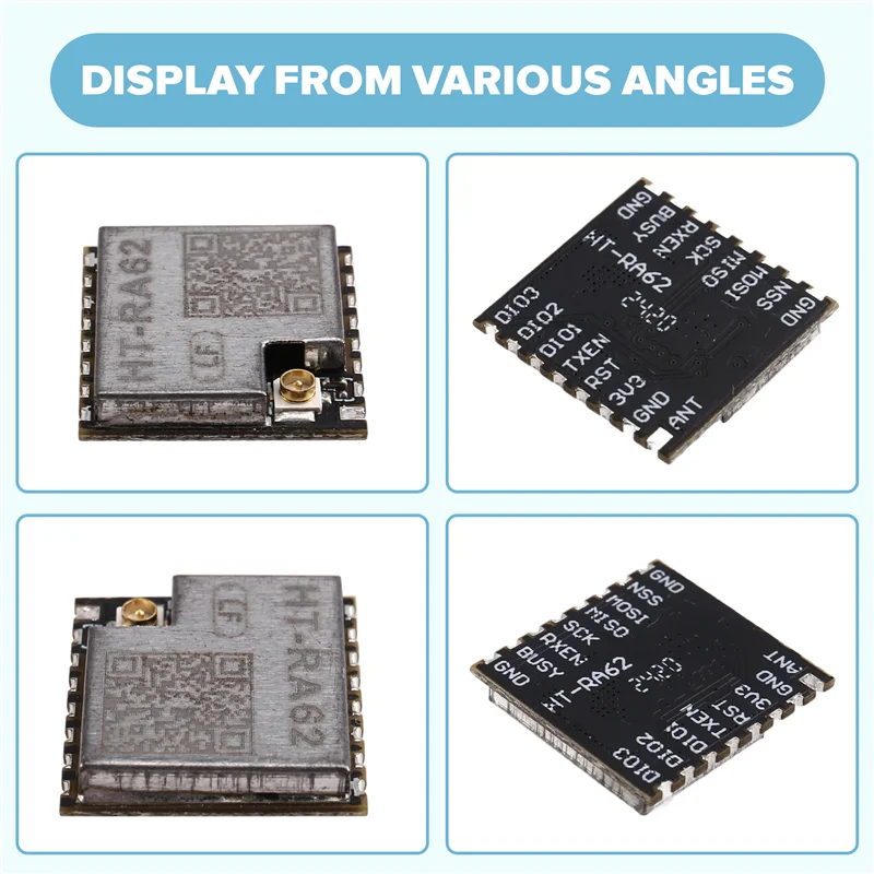 Модуль серии SQPP-Lora 433-510 МГц Модуль Lora SX1262 Вторичная разработка поддерживает протокол Lorawan