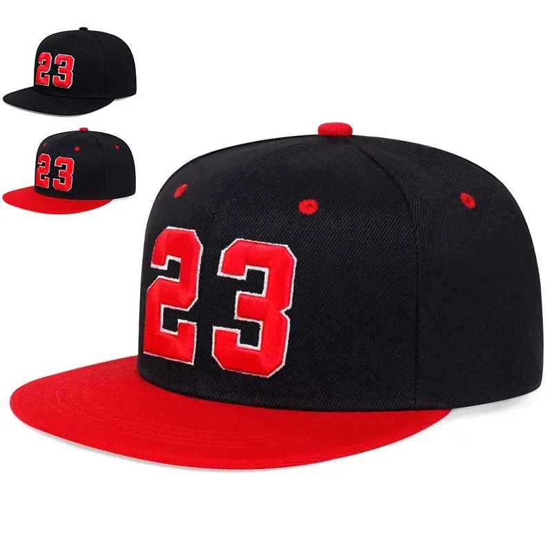 Unisex 23 Buchstaben Stickerei Hip-Hop Hüte Frühling Herbst Outdoor Verstellbare Lässige Baseballkappen Sonnenschutzhut