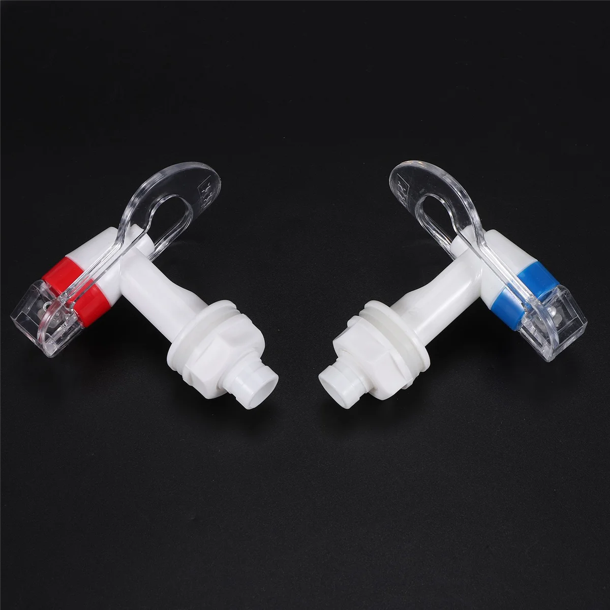 Water Dispenser Replacement Push Faucet - Cold and Hot Water Spigot Blue and Red Pack