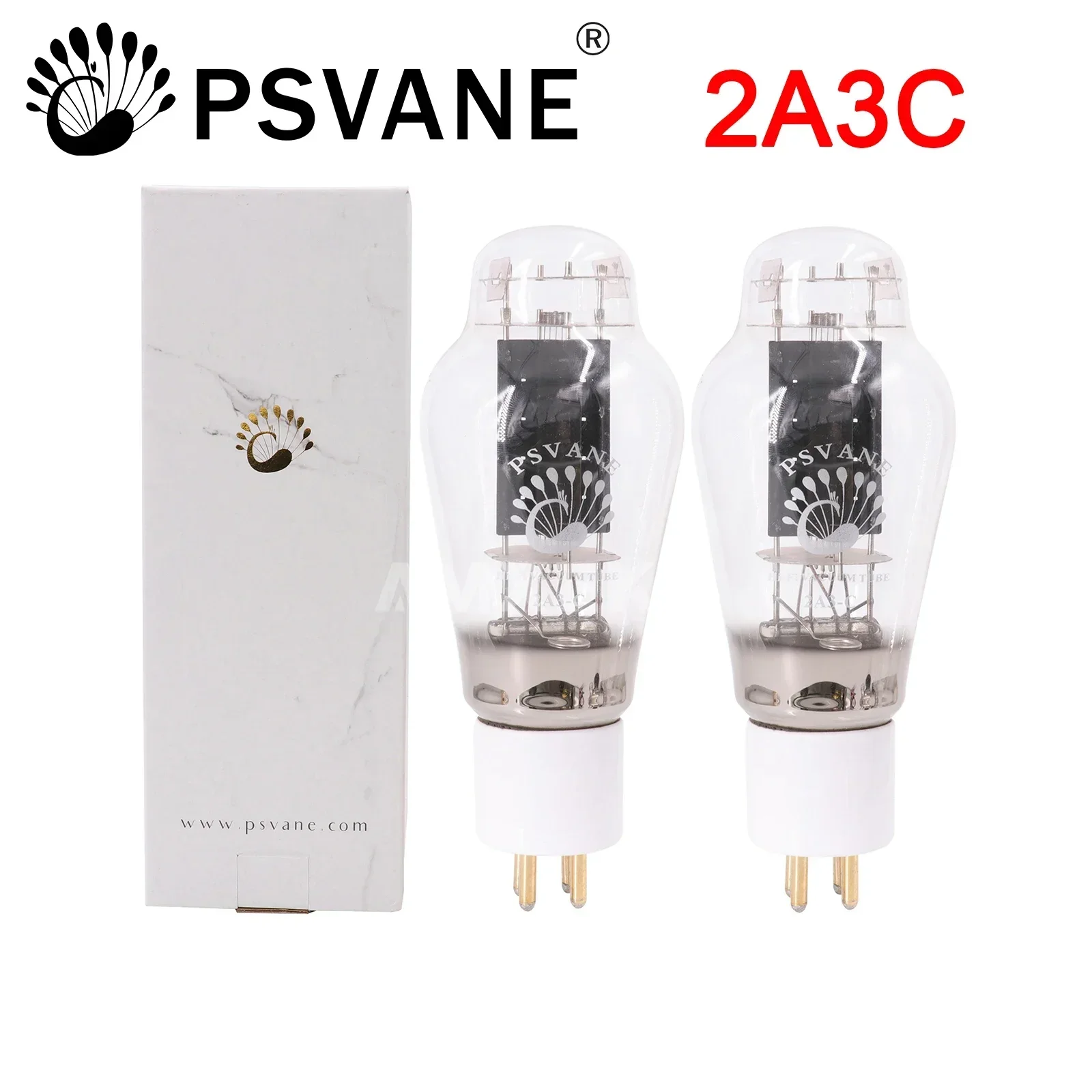 Psvane 2a3c tubo de vácuo substituir 2a3 2a3b placa carbono vintage alta fidelidade áudio tubo amp atualização diy GD-PARTS novo par combinado