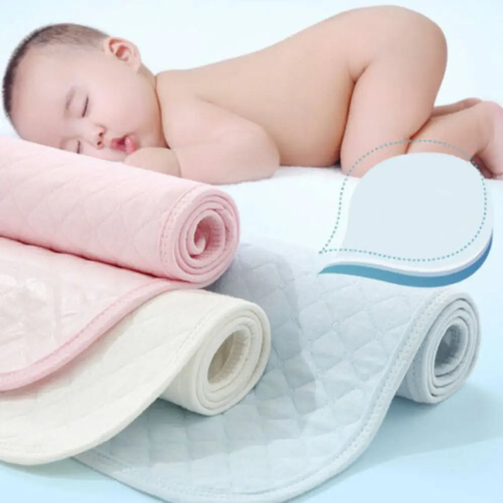 

Reusable Cotton Baby Incontinence Bed Pads Mattress Protector Septal Urine Pad Mats Sheet