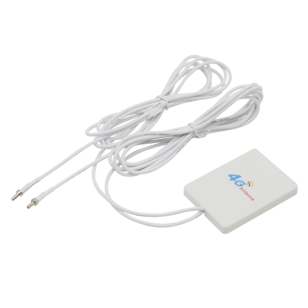 698-2700MHz Indoor Panel Antenna 8dbi 4G LTE External Antenna SMA/TS9/CRC9 Connetcor For 3G 4G LTE WIFi Router Modem 2M3M Cable