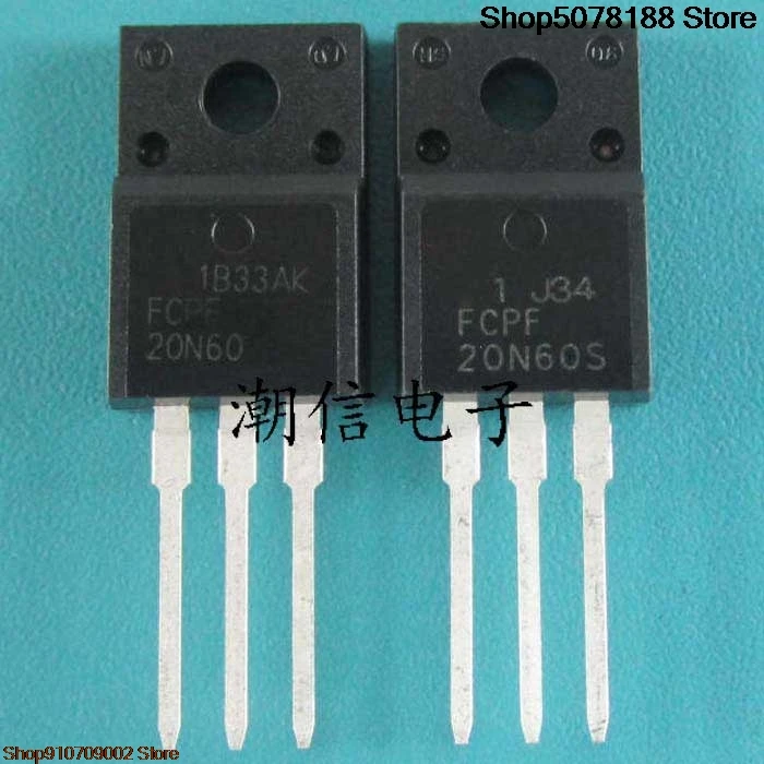 10pieces FCPF20N60 FCPF20N60S  20A600V