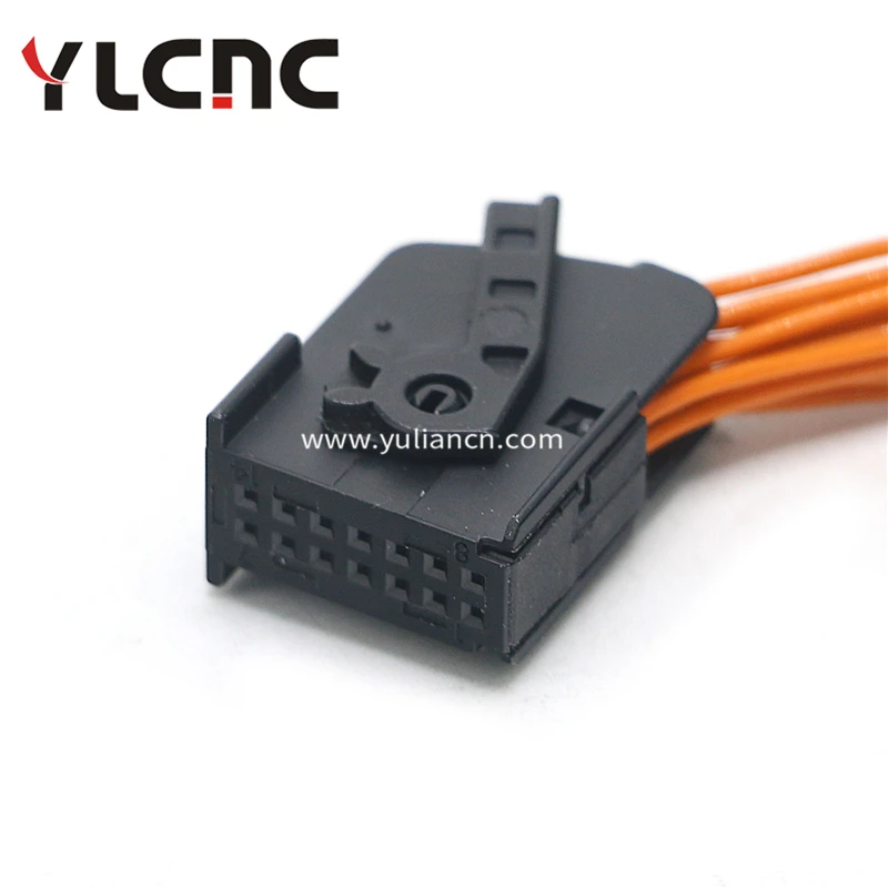 YLCNC factory direct sales 1Pcs 14Pin Car atmosphere light computer plug wiring harness connector for Audi BMW and Mercedes-Benz
