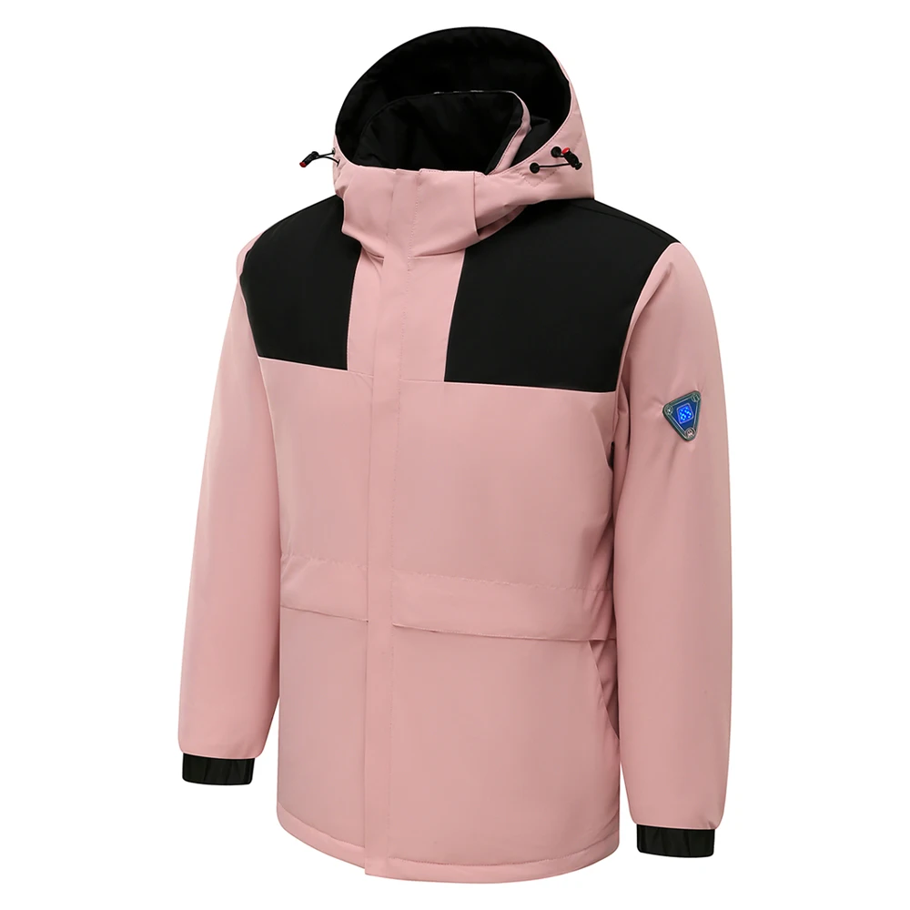 Fashion Winter Heating Jacket For Couples Electric Heating Warm Assault Suit Waterproof Windproof Heated Coat Outdoor Jacket