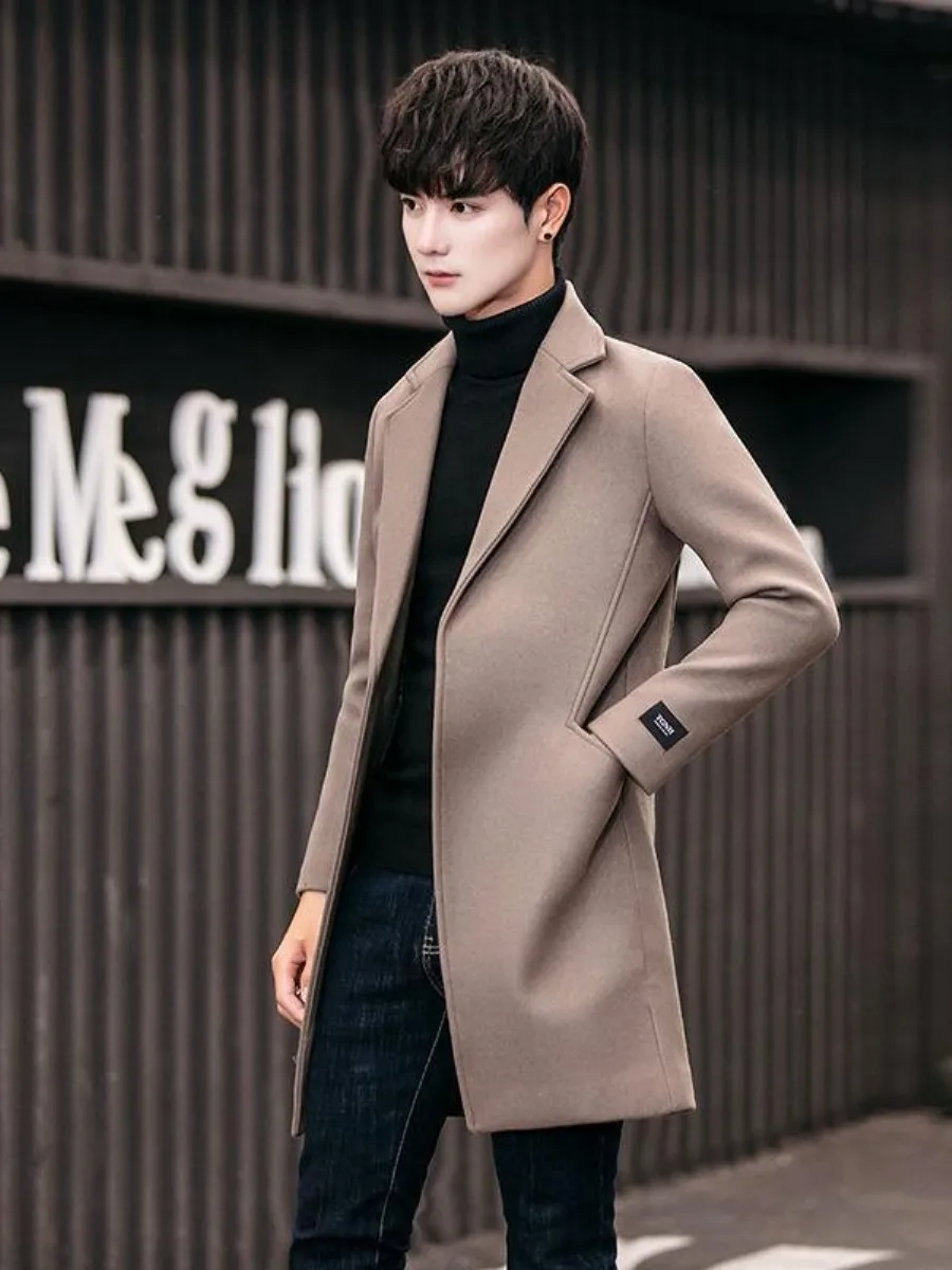 men's-mid-length-woolen-coat-trendy-autumn-winter-new-sle-slim-fit-korean-version-windbreaker-faionable-tweed-ear-covers