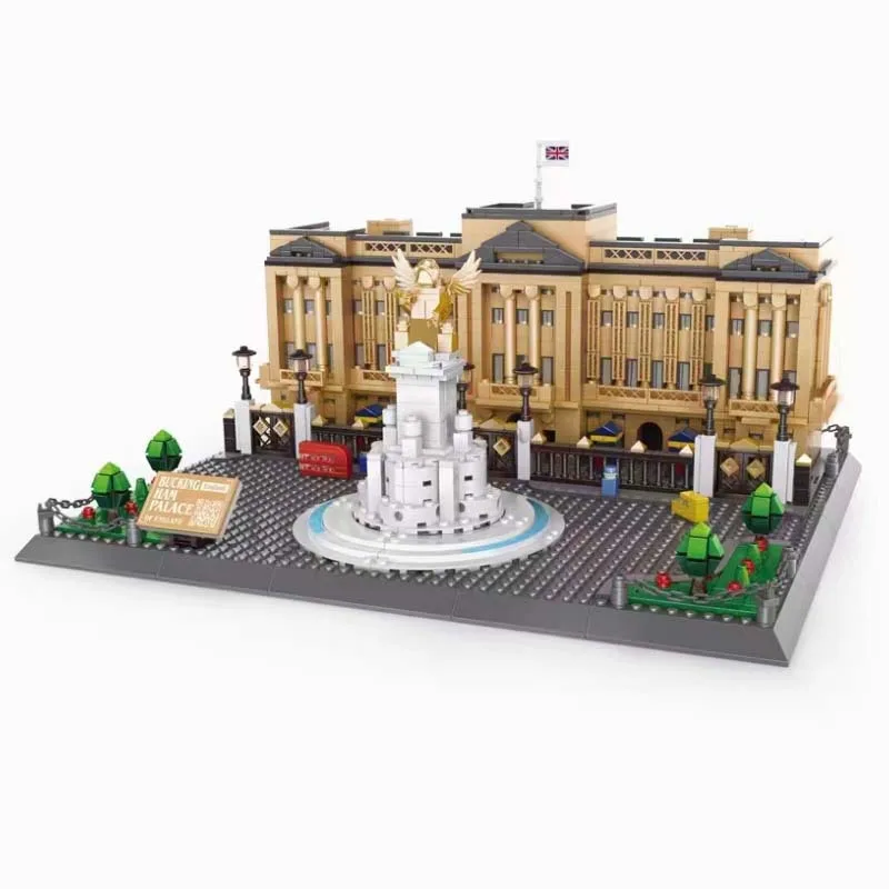 Wange Blocks Architecture Landmark Buckingham Palace Building Bricks Juguetes Kids Educational Toys for Children Gifts 6224