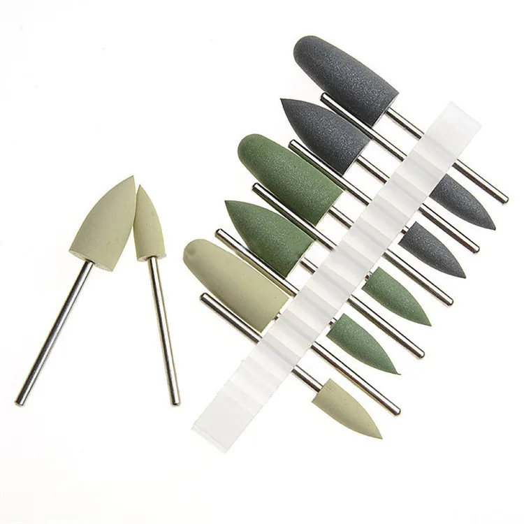 12PCS/Box Dental Composite Polishing Kit for Low Speed Handpiece Contra Angle Ceramic Silicone Rubber Polishers
