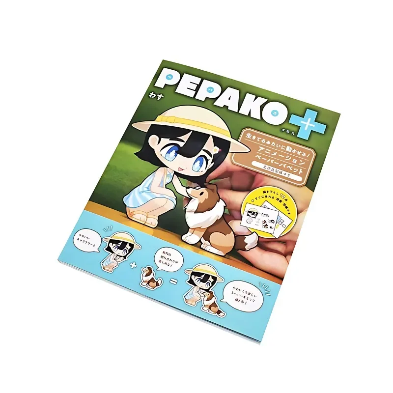Милая бумажная кукла для девочек, японское издание, книга PEPAKO + с героями мультфильмов, манга, официальный набор художественной формулы, креативные книги ручной работы, автор Wasu