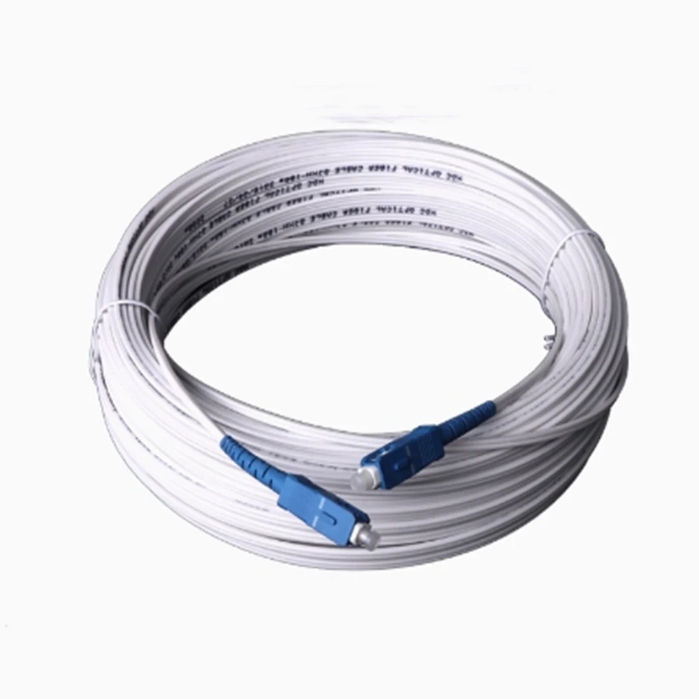 

1-жильный сборный оптоволоконный кабель GJXH для домашнего использования в помещении, электрический провод с оболочкой SC