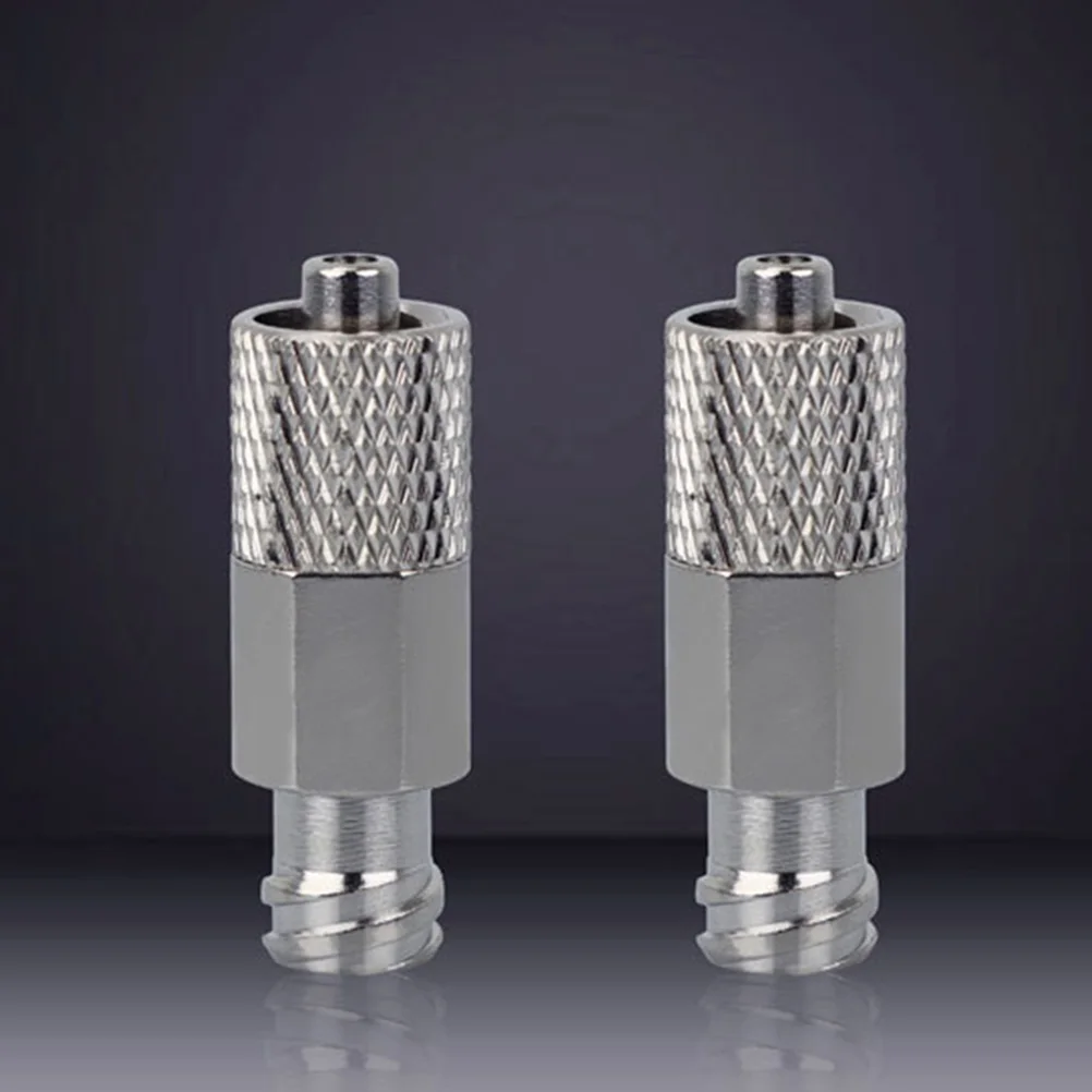 

2pcs Syringe Adapter Extendable Luer Lock Connector for Dispenser Suitable Metal Durable