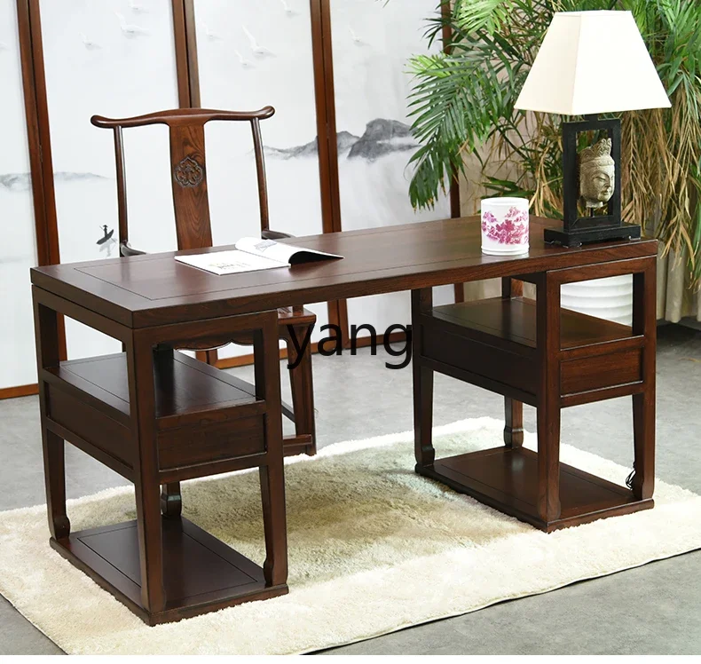 Lhh Chinese Old Elm Writing Desk Ming Style Desk Antique Calligraphy Table Full Solid Wood Household 5