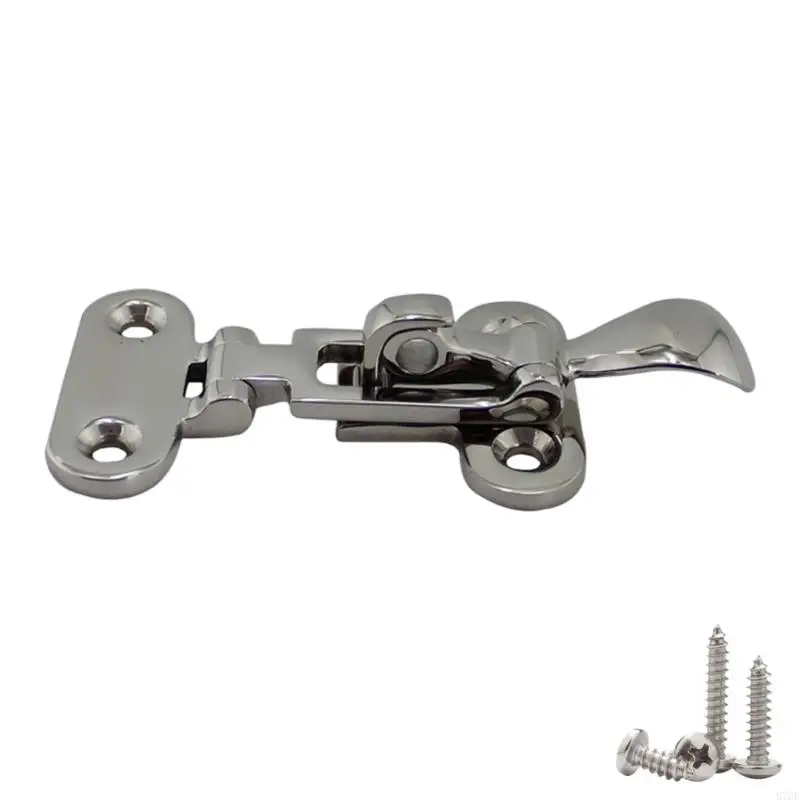 M76E 316 Stainless Steel Deck Lock Down Clamp for Hatches, Storage Doors & Tool Cases