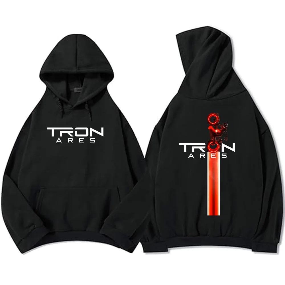 Tron ares filme gráfico hoodies nove Polegada unhas nin banda sweatshirts velo manga longa masculino pullovers com capuz streetwear unisex