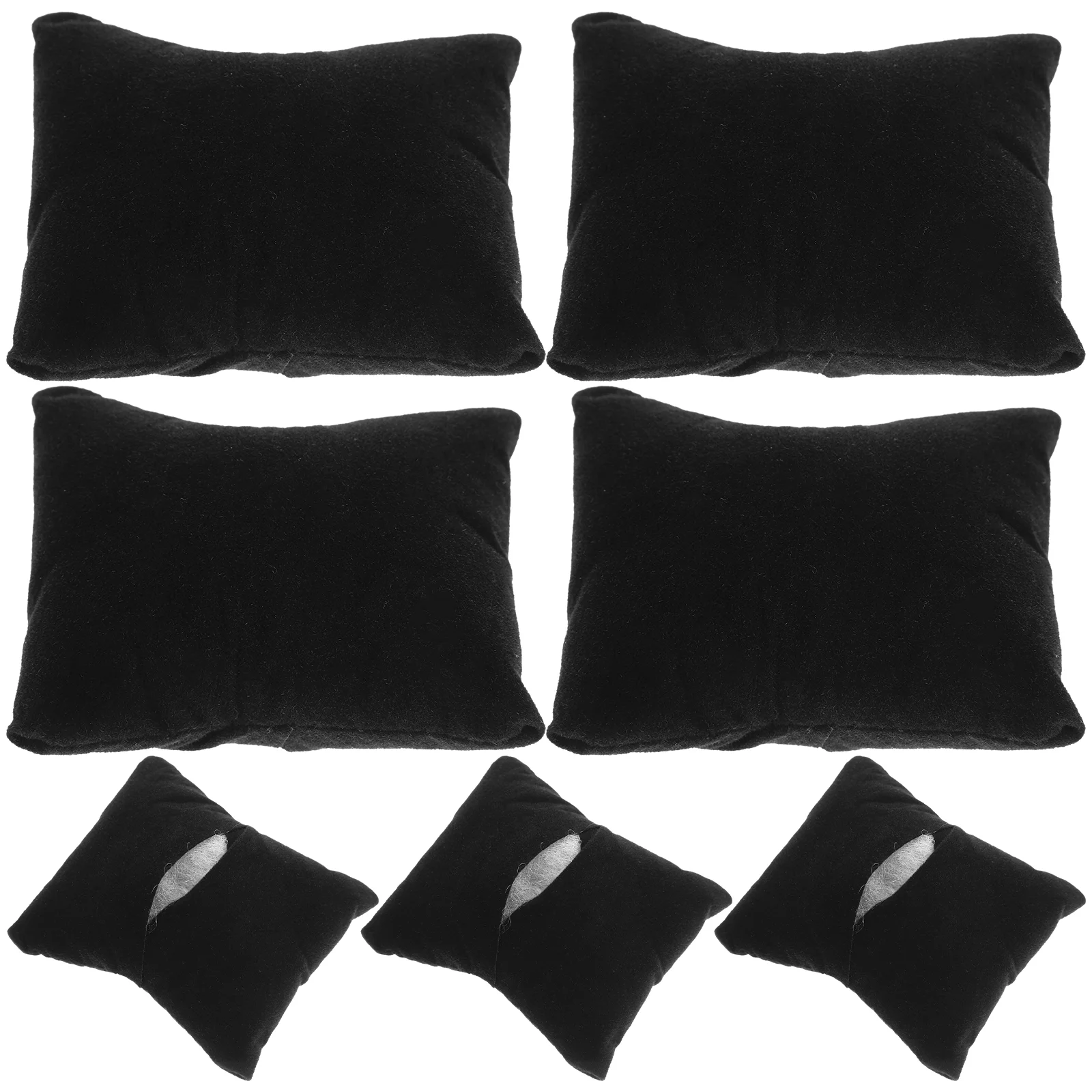 20 Pcs Earrings Watch Display Small Pillow Man Handbags The Tote Flannel Pillows for Watches