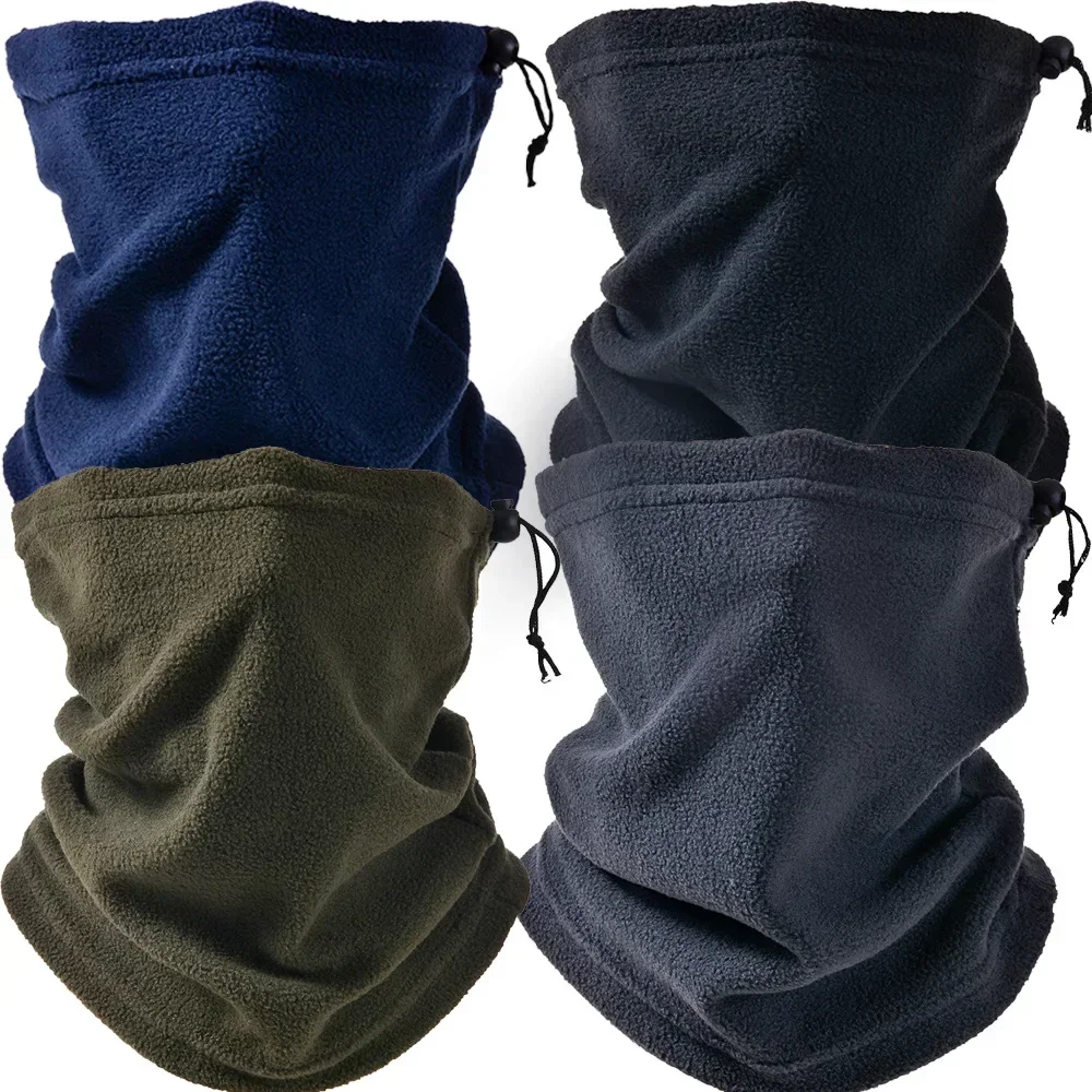 

Winter Warm Cycling Headgear Bib Polar Fleece Neck Tube Ear Warmer Fishing Skating Running Sport Scarf Hiking Camp Neckerchief
