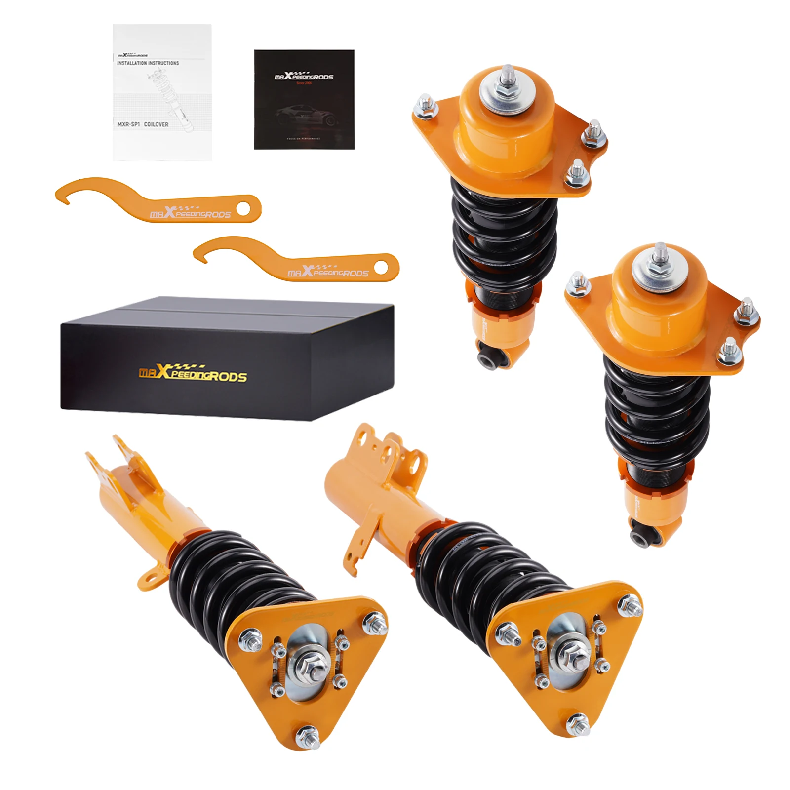 Coilovers for Scion TC 1st Gen 2005-2010, Spring Shock Absorber, Height Adjustable Coilovers Suspension Kit Strut