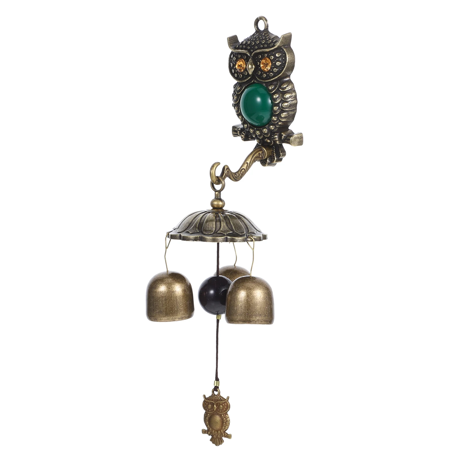 

Retro Brass Wind Chimes Home Decor Metal Bells Wedding Hanging Wear-resistant Car Hanging Bell Metal Bell Pendants Door Wind