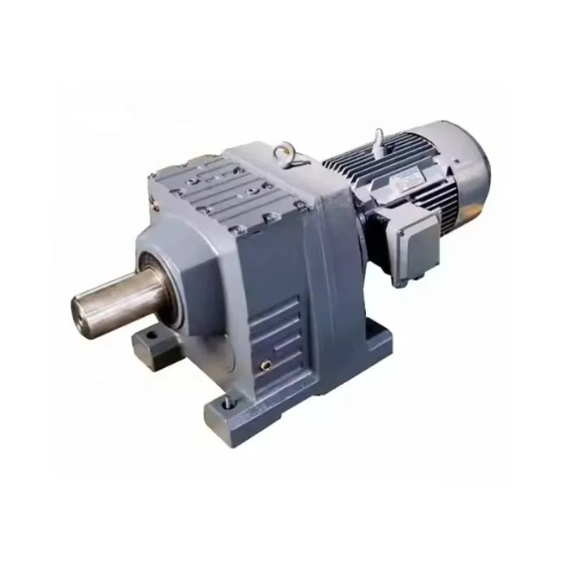 R Series Reducer Gearbox Electric Motor Ratio Reduction For Industry Custom Supported