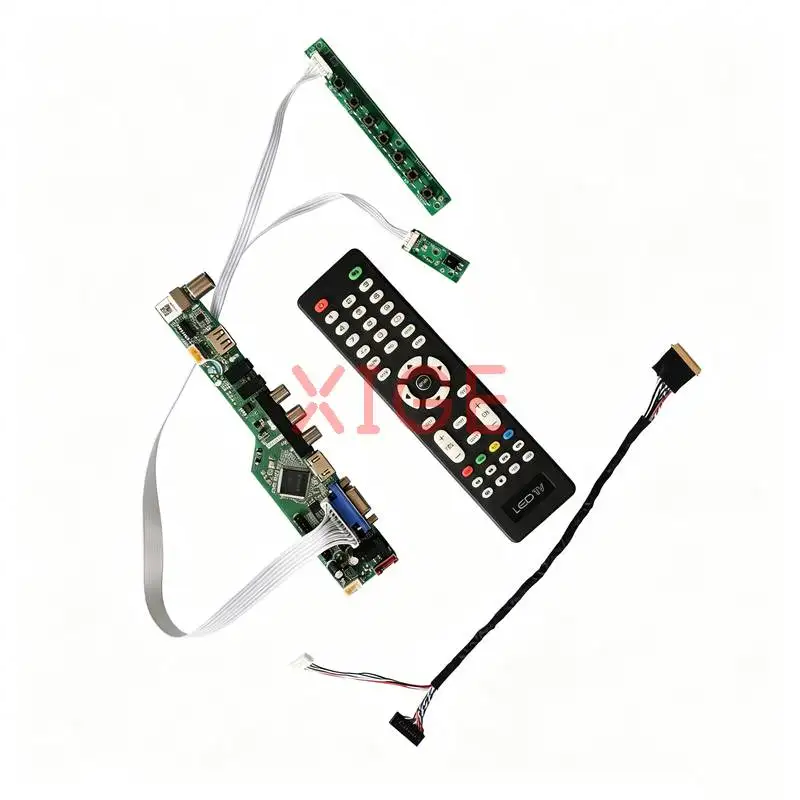 

Drive Board Fit LTN140AT17 LTN140AT16 LTN140AT21 LTN140AT20 HDMI+VGA+AV+USB 1366*768 1366x768 40-Pin LVDS Laptop Display DIY Kit