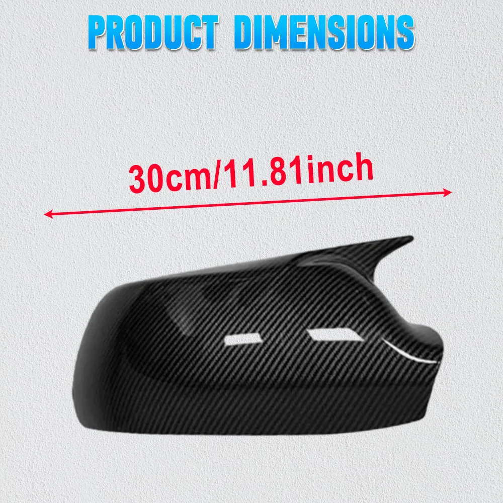 2 uds cubierta de espejo lateral de coche tapas de visión trasera pegatina embellecedora para Mazda 3 Mazda 6 2003 2004 2005 2006 2007 2008 ABS fibra de carbono