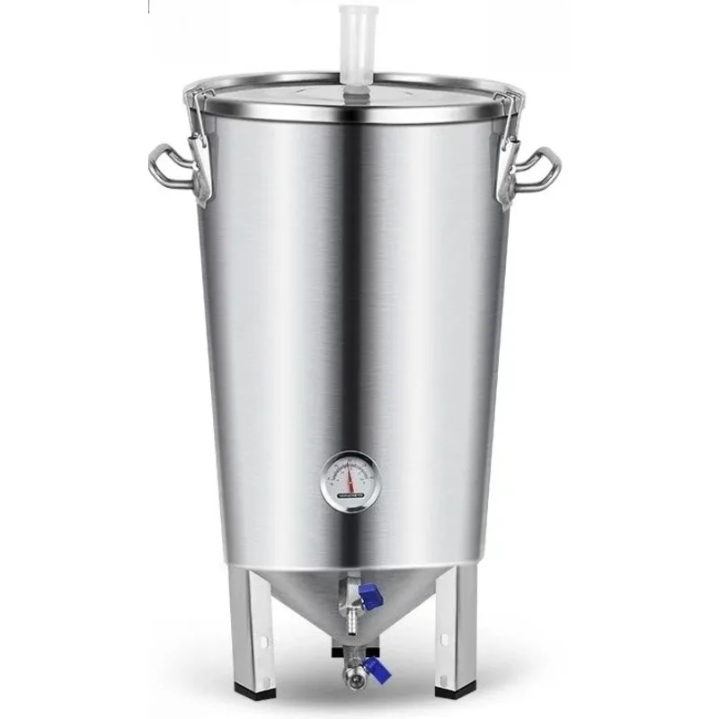 Stainless steel 30L conical bottom fermentation barrel with temperature control