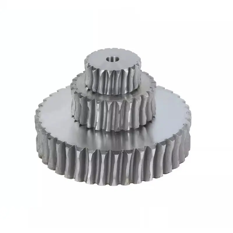 1pcs 2 Modulus 40 Teeth Reducer Worm Gear Process Hole And 2M Worm Rod Transmission Ratio 1:40 45#Steel For CNC Parts