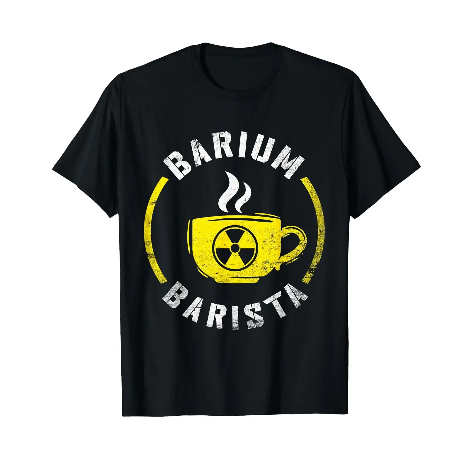 Radiographie Radiologe Radiologie Tech Barium Barista lustig T Shirt vintage Washed streetwear graphic Stylish fashion homme