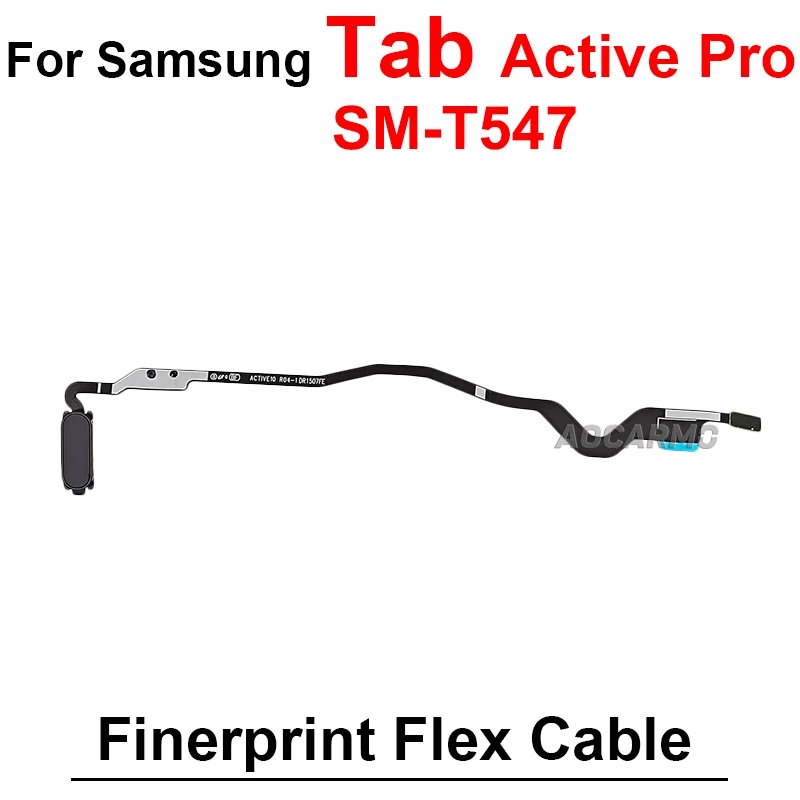 For Samsung Galaxy Tab Active Pro SM- T547 Fingerprint And Power On Off Flex Cable Replacement Parts