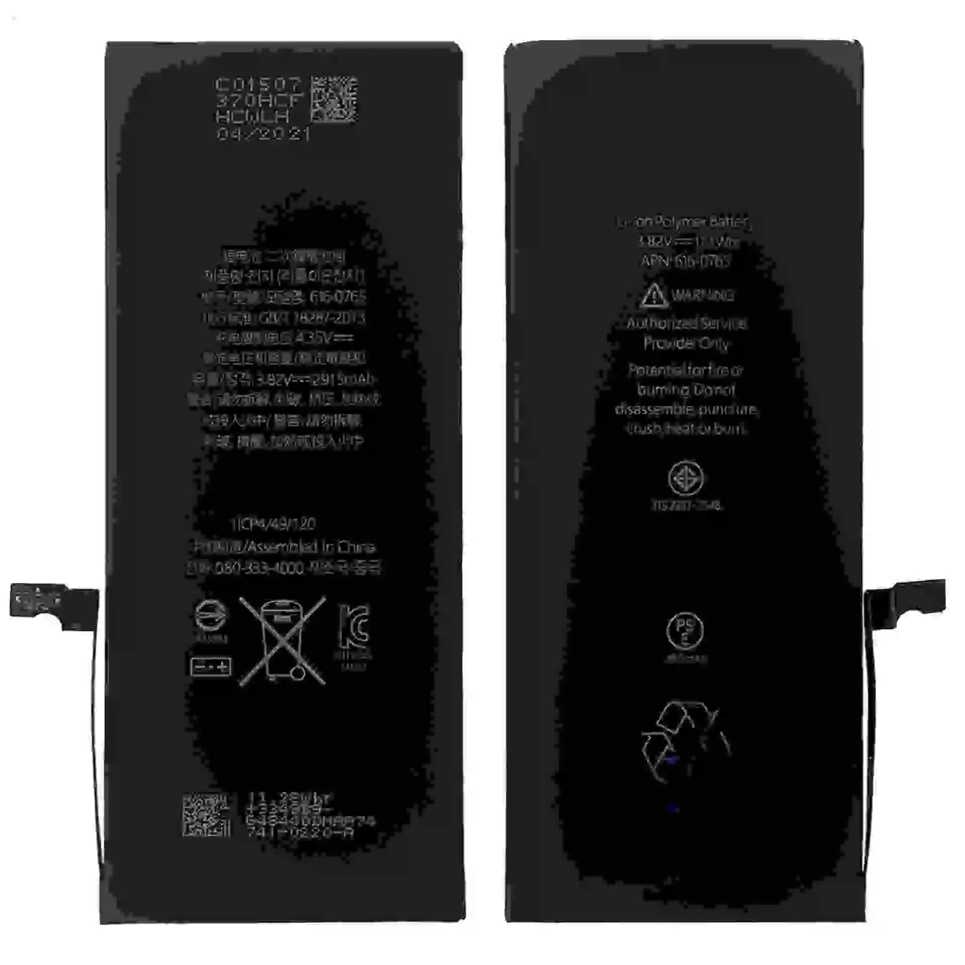 For Iphone 6G Plus 2915mAh Mobile Phone Battery for Apple A1522 A1524 Large Capacity High-quality 100% Healthy Lithium Battery