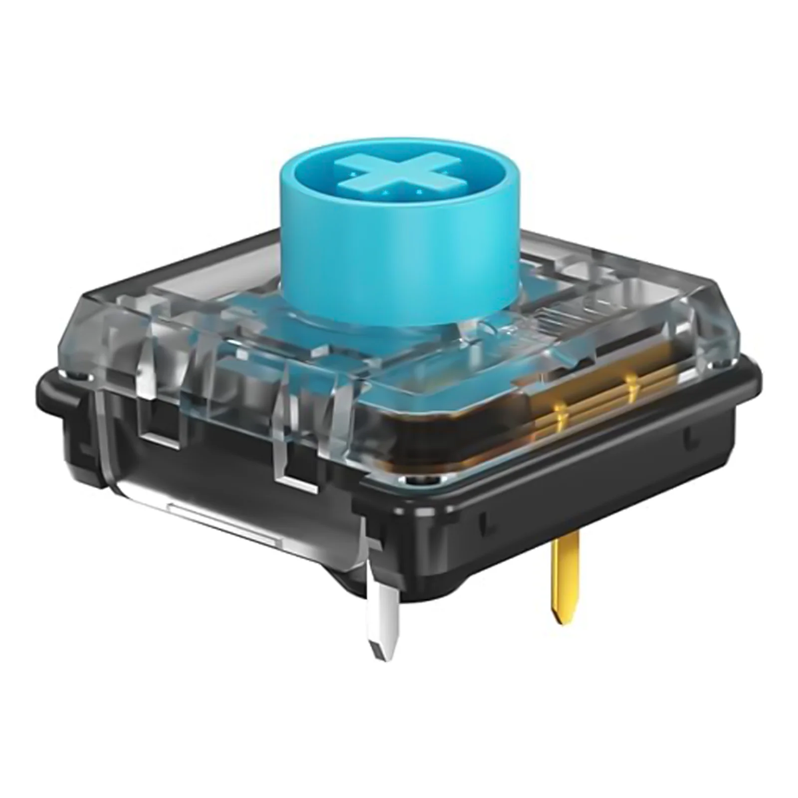 

Синие низкопрофильные переключатели Kailh Choc V2 для механической клавиатуры, 4-контактные переключатели 55gf Clicky RGB/SMD/MX