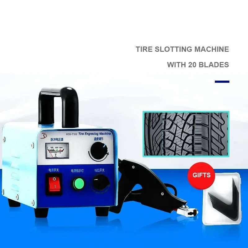 220V/110V Pulse Type Tire Slotting Machine Tire Rubber Engraving Truck Car Rubber Tire Slotting Electric Rubber Cutting