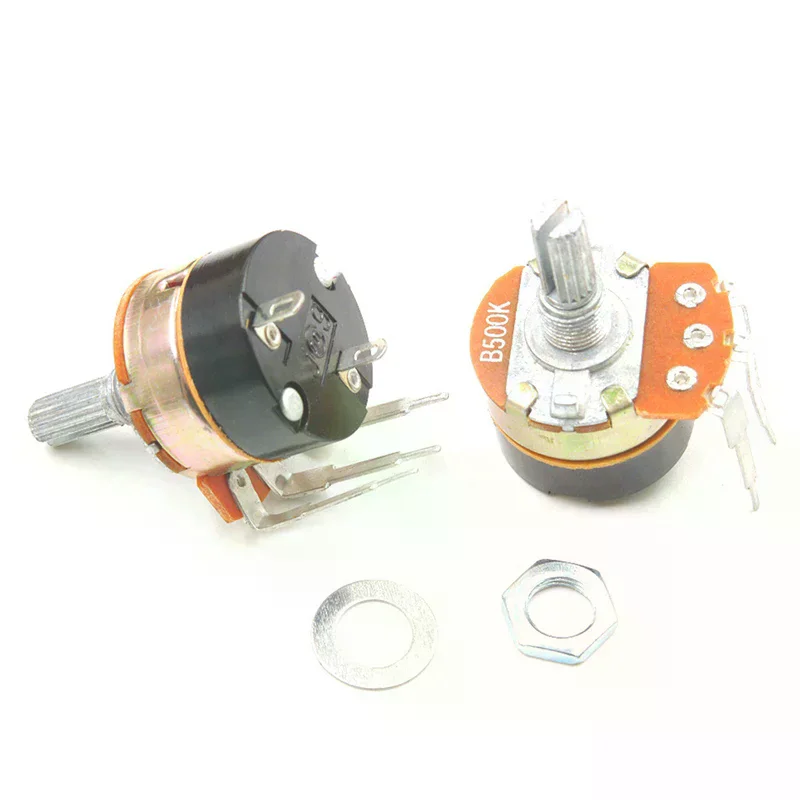 1pc WH138-1 Adjustable Resistance Speed Regulator with Switch Potentiometer B500K