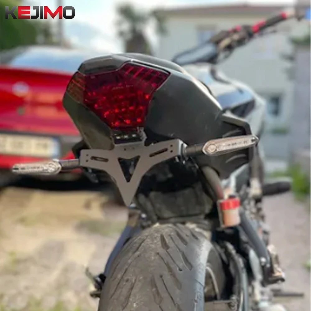 

2024 2023 FOR Kawasaki Ninja 400/ Z400 Z 400 Motorcycle Tilt Plate Holder License Plate Bracket Holder 2018 2019 2020 2021 2022