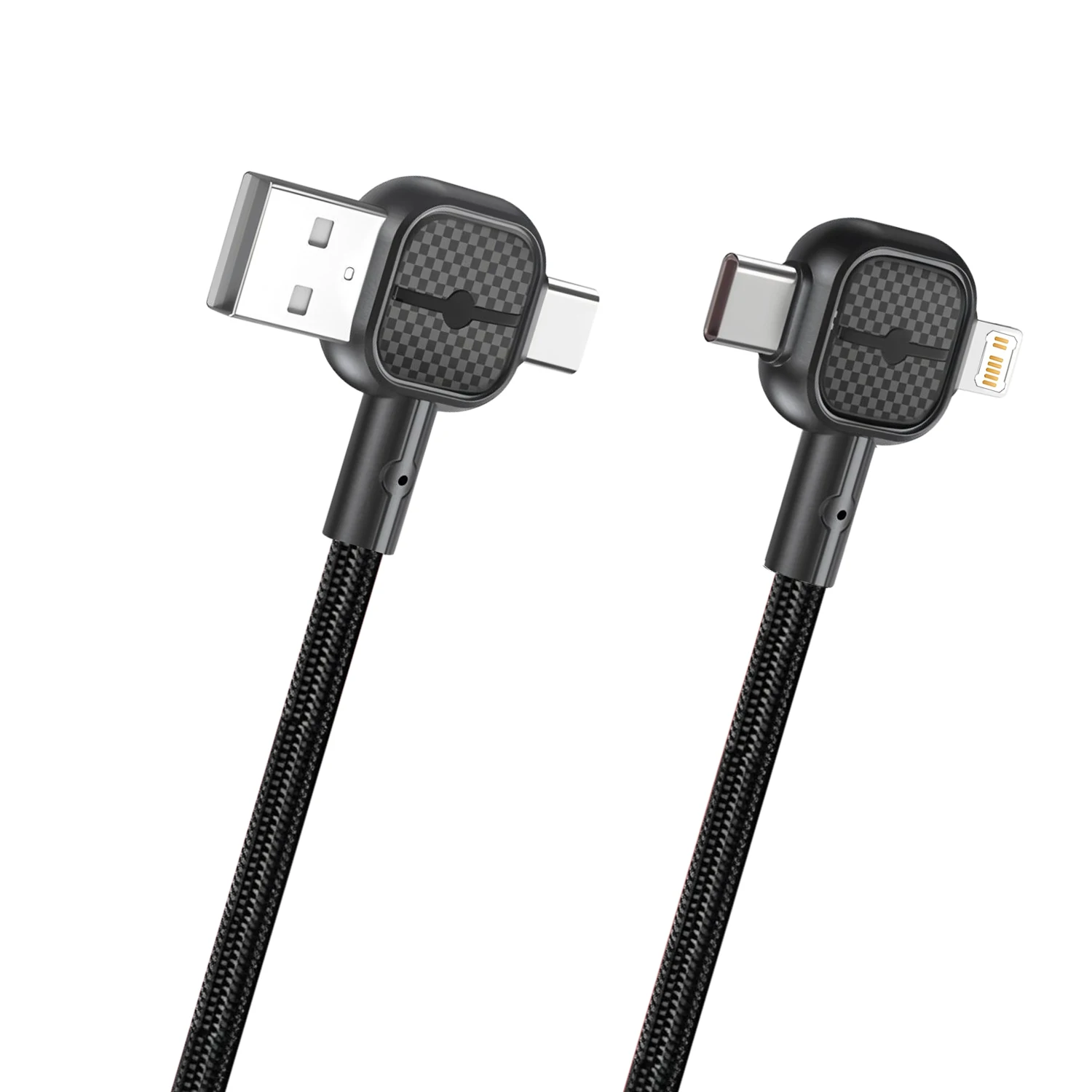 2 in 1 USB Type C Cable 240W PD Fast Charging Wire Type C To Type C Cable For iPhone 15 14 Pro Max MacBook iPad Xiaomi