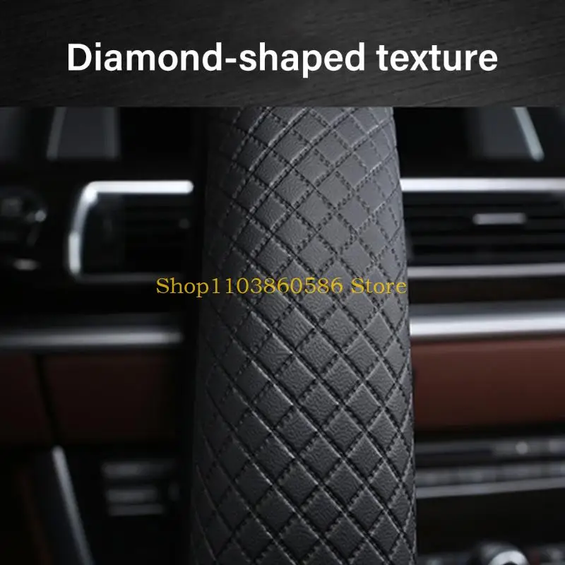 

242A Ergonomic Car Steering Wheel Cover Nonslip Surfaces Thermal Comfort Driving