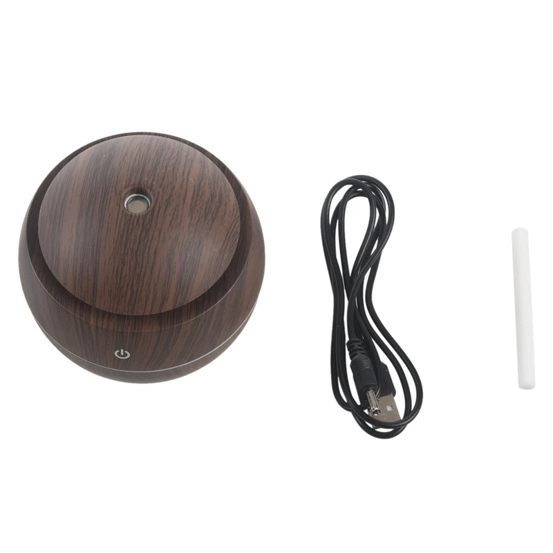 USB Aroma umidificatore diffusore di olio essenziale umidificatore a nebbia fredda ad ultrasuoni purificatore d'aria 7 cambia colore luce notturna a LED per Offi