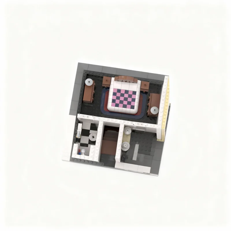 3076 pièces MOC Ferme Modulaire, Modèle de Ruelle, Blocs de Construction, Architecture, Cadeaux de Noël, Jouets, Idée Créative DIY, Éducation