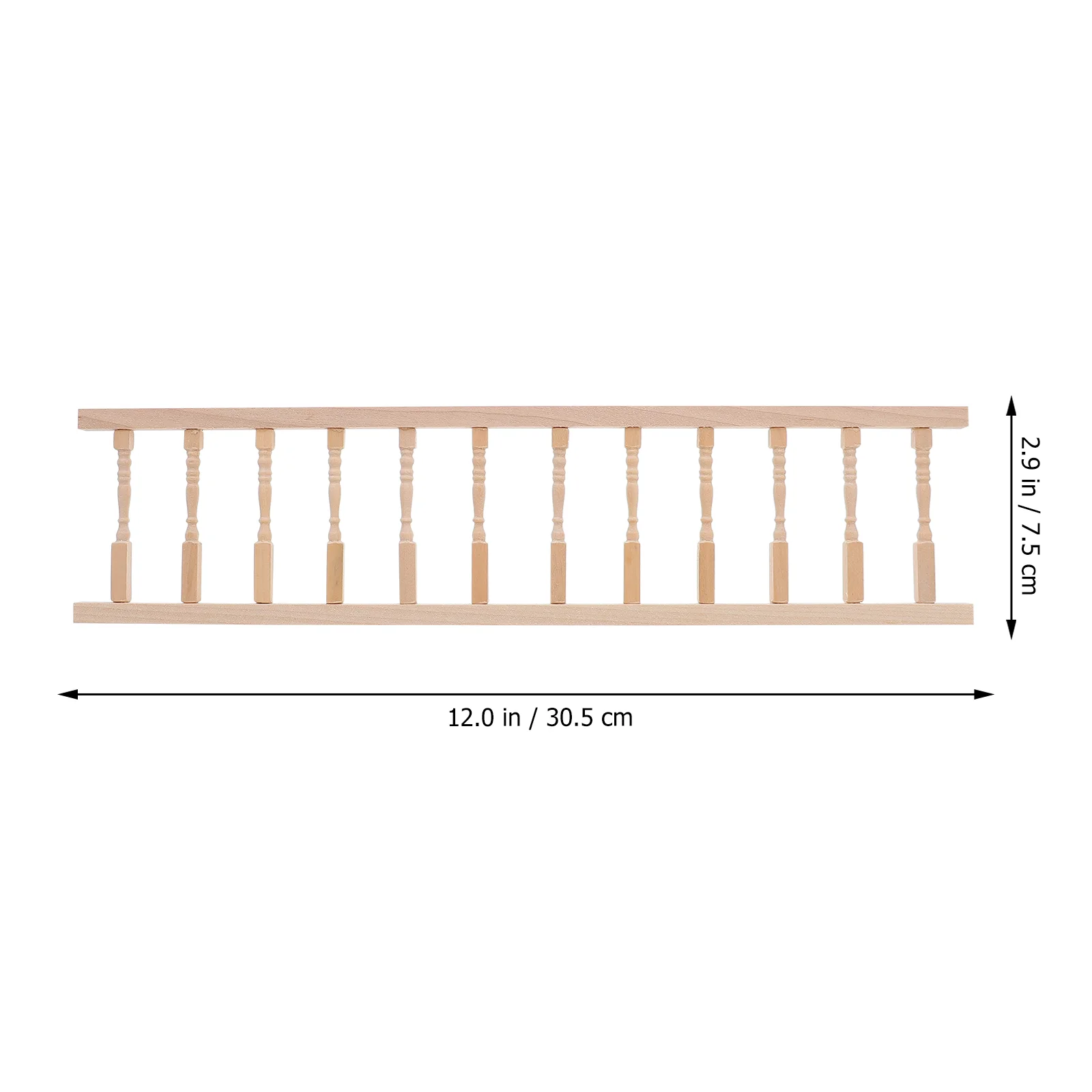 บ้าน Handrail Dollhouse Miniature Decors บทบาทเล่น Props เฟอร์นิเจอร์ของเล่นเด็ก Handrails