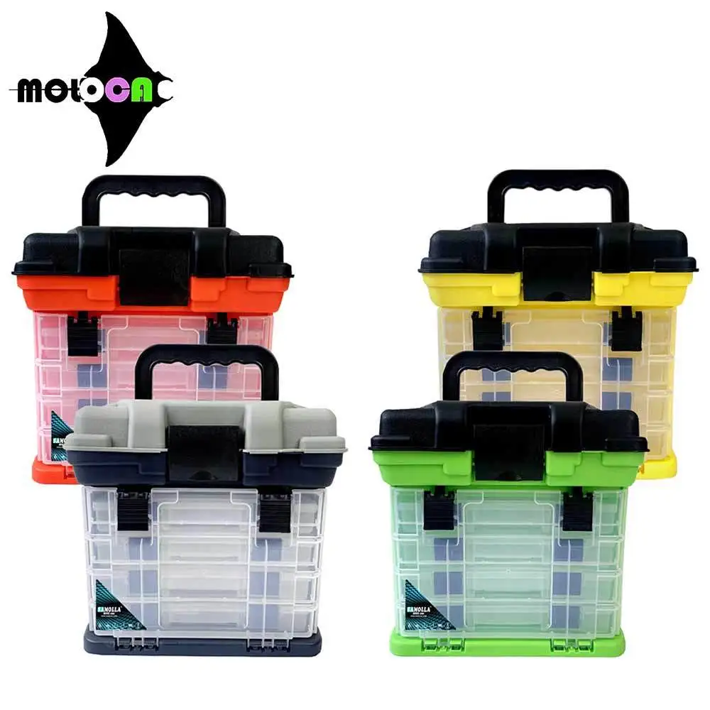 

Fishing Accessories Big Large Multifunction Box Multi-storey Compartments Plastic Tackle Container Case Adjustable Organizer