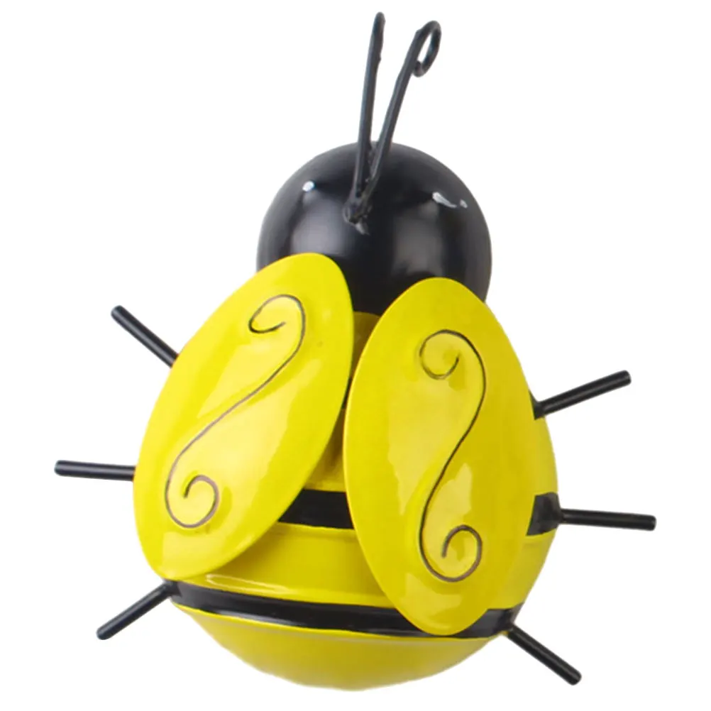 

1pc 3D Iron Art Wall Decor Metal Hanging Sculpture for Garden Outdoor Fence Decoration Bees Wall Art Patio Yard Home Bathroom