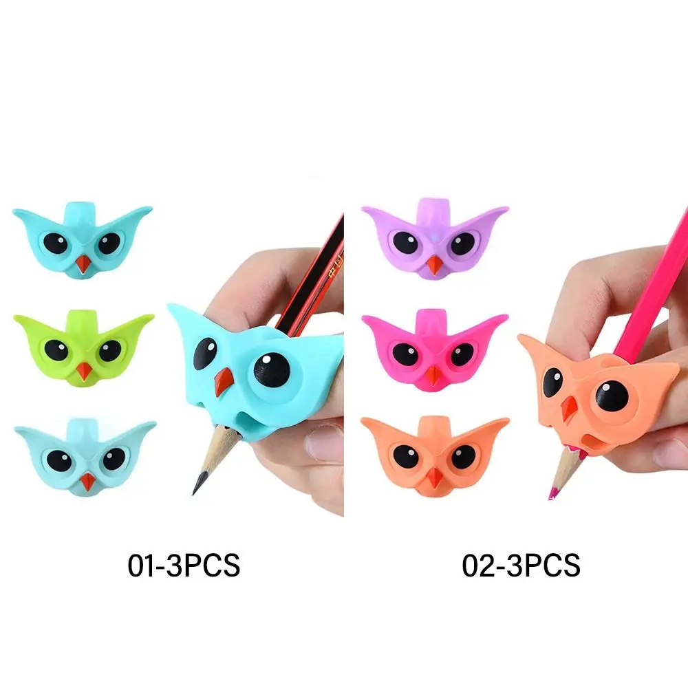 Professional Stationery Writing Aid Grip Writing Posture Corrector Silicone Pen Grips Pencil Holder Posture Correction Tool